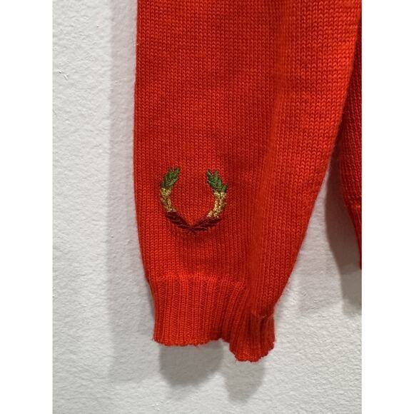 Bella Freud Dance Sweater Women’s Size 6 Wool Long Sleeve Jumper Poppy Red READ - Picture 6 of 11